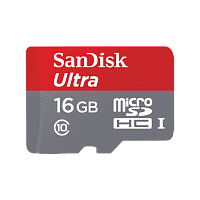 карта памяти sandisk ultra microsdhc (16gb)